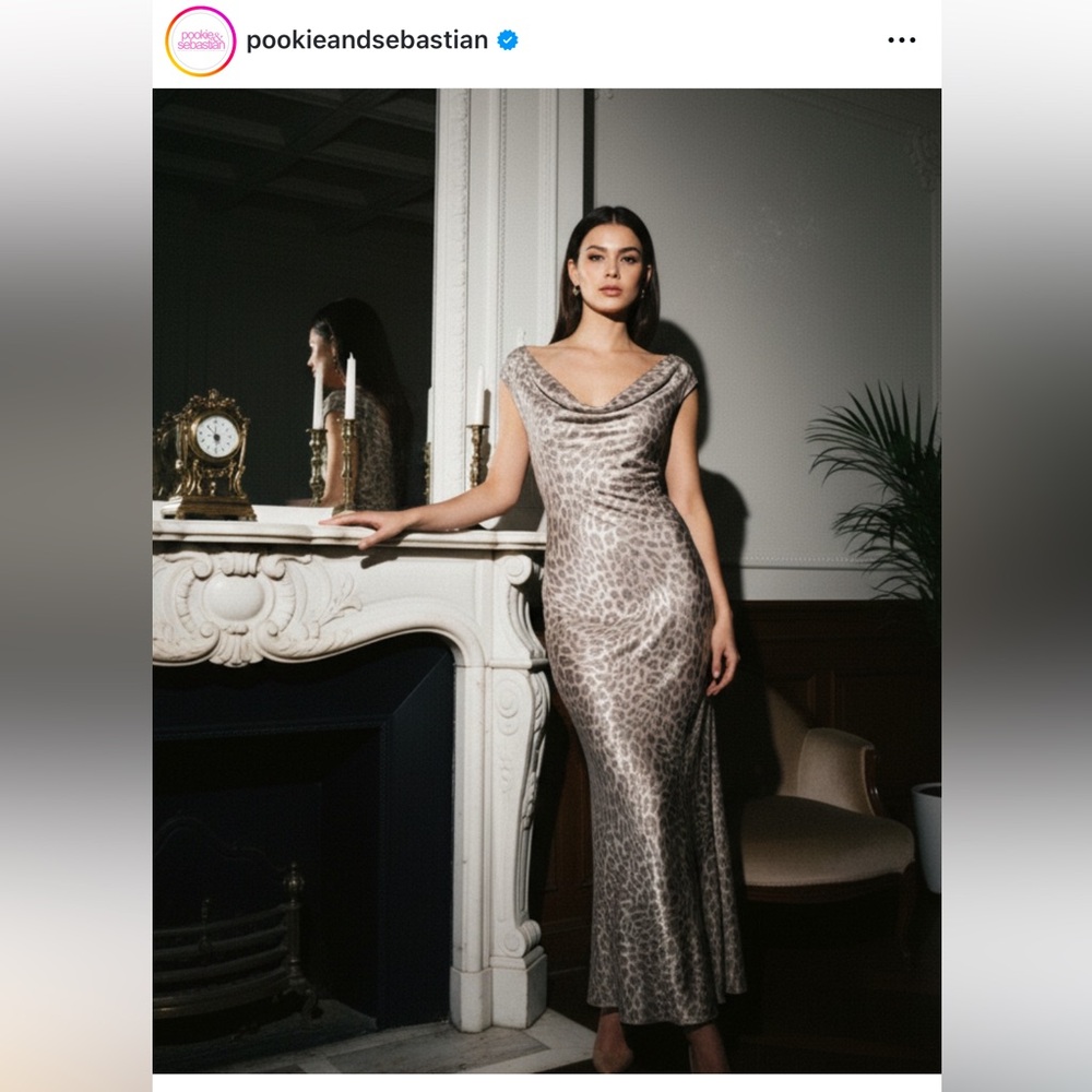 P & S Leopard Off The Shoulder Dress